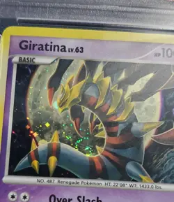 Pokemon Platinum Giratina Holo 10/127 PSA 8 W/Swirl 🌀 - Image 3