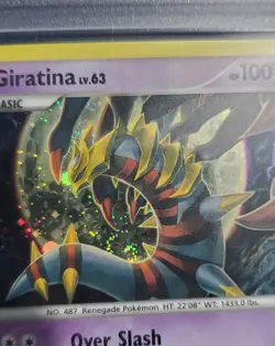 Pokemon Platinum Giratina Holo 10/127 PSA 8 W/Swirl 🌀 - Image 4