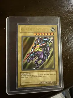 Gaia the Fierce Knight LOB-006 the Legend of Blue Eyes White Dragon Ultra Rare - Image 1