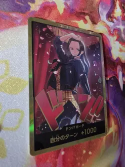 DON!! Nico Robin GOLD EB03 Japanese ONE PIECE Card Heroines Edition NM FS USEDE - Image 3