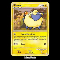 Mareep 73/123 - 2010 Heart Gold Soul Silver Common - Pokemon Card HP - Image 1