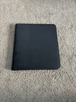 Vault X Exo-Tec XL Black 12 Pocket Zip Binder Fits 624 Cards - Image 1
