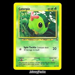 Caterpie 53/75 - 2001 Neo Discovery - Yuka Morii - Pokemon Card LP - Image 1