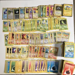 HUGE Vintage Pokemon Card 300+ Card Mixed Set Lot Rares Holo 1st Editions Etc - Image 1