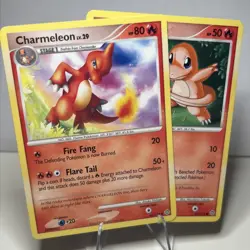 Charmander & Charmeleon Secret Wonders 82/132 & 46/132 Pokemon Cards - Image 1