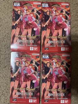 LOT OF 4 One Piece CGC Card Game EB-03 Heroines Edition Sleeved Booster Pack NEW - Image 1