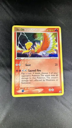 Ho-Oh Reverse Holo Card 27/115 Unseen Forces Error Upside Down Pokeball - Image 1