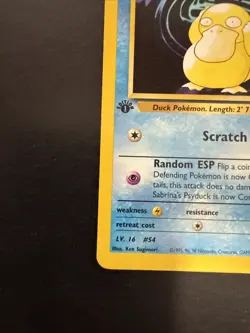 Pokemon Sabrina's Psyduck 1st Edition Gym Challenge #99/132 Regular Card - Image 2