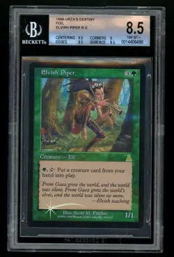 Elvish Piper foil - Urza's Destiny, BGS 8.5 NM-MT+. MTG (pop 1 of 2) - Image 1