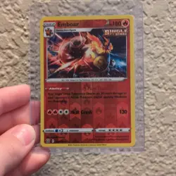 Pokemon Emboar 025/163 Battle Styles Rare Single Strike 180 HP English TCG Card - Image 1