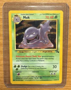 Pokemon TCG Muk Legendary Collection Holo Card 16/110 Rare NM - Image 1