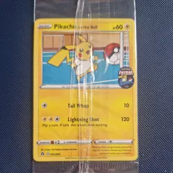 Pikachu on the Ball 001/005 Pokemon Card Sealed Promo Fultsal UK Exclusive #2 - Image 1