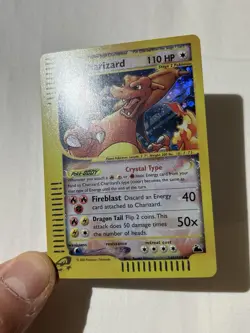 2003 Skyridge Crystal Charizard Holo #146 Fan Made Cust0m ACG Card DIY See Pics - Image 2
