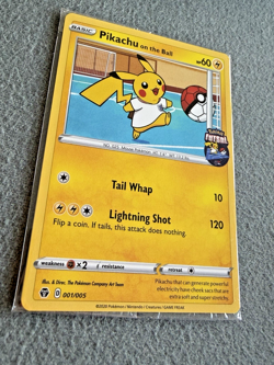 Pikachu On The Ball Promo SEALED 001/005 2020 Pokemon Card - Image 2