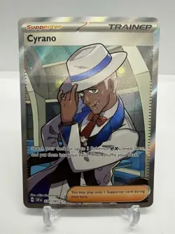 Pokemon TCG Cyrano Trainer Surging Sparks Ultra Rare Card 230/191 - Image 1