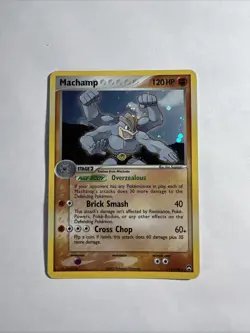 Pokemon TCG Machamp Holo Rare Card 11/108 EX Power Keepers - Image 1