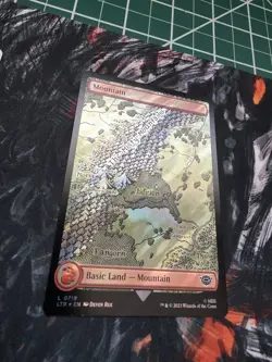 #719 Mountain (Surge Foil) Universes Beyond LOTR Tales of Middle-earth Land - Image 2