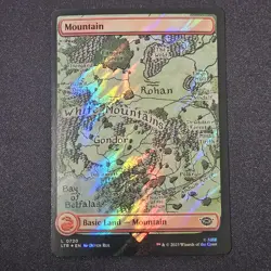 Mountain (0720) (Surge Foil) - L - MtG LotR - NM - 0720 - Image 1