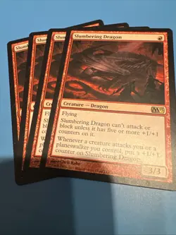 Magic: The Gathering Slumbering Dragon x4 M13 - Image 1