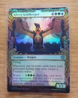 FOIL Kheru Goldkeeper (SHOWCASE) MTG | NM/EX | Tarkir: Dragonstorm - Image 1