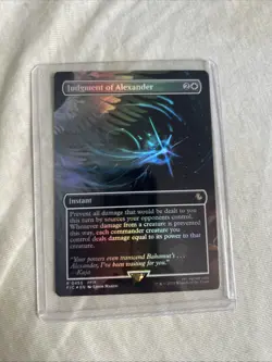 Judgment of Alexander (Borderless) Commander: Final Fantasy Foil - Image 1