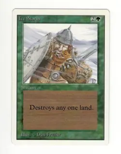 Ice Storm. Unlimited. NM. MTG. Magic the Gathering - Image 1