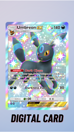 Umbreon EX Shiny Fantastical Parade Pokemon TCG Pocket 2 Star ⭐⭐ (English) - Image 1