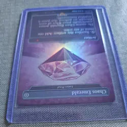 MTG Sonic x Secret Lair Chaos Emerald (Lotus Petal) Purple 7034 - Foil - NM - Image 4
