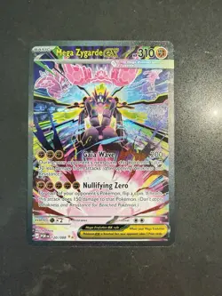 Pokemon Mega Zygarde Ex #120 SIR Perfect Order NM/GEM Special Illustration Rare - Image 1