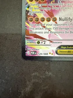 Pokemon Mega Zygarde Ex #120 SIR Perfect Order NM/GEM Special Illustration Rare - Image 2