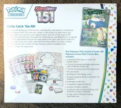 151 PC ETB Pokemon Center Elite Trainer Box - Factory SEALED + Case - Image 3