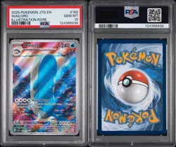 PSA 10 GEM Mint Wailord 162/159 Illustration Rare Full Art - Pokemon JTG SV09 - Image 1