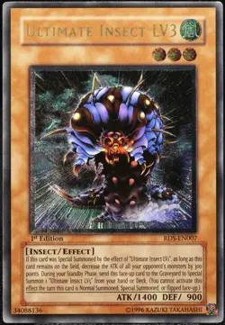Yu-Gi-Oh! Ultimate Insect LV3 RDS-EN007 1.Edition Ultimate Rare [EX] | EN 2004 - Image 1