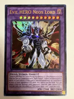YUGIOH- Evil HERO Neos Lord - SUDA-EN031 - Ultra Rare - 1st Edition - Image 1