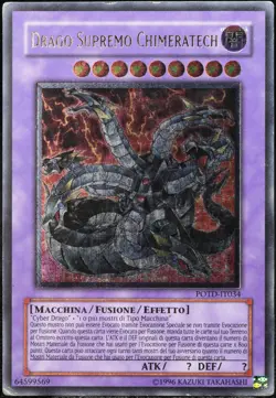 Yu-Gi-Oh! Drago Supremo Chimeratech POTD-IT034 Ultimate Rare [PL] | IT 2006 - Image 1