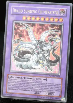 Yu-Gi-Oh! Drago Supremo Chimeratech POTD-IT034 Ultimate Rare [PL] | IT 2006 - Image 3