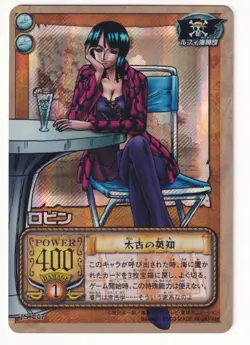 One Piece Cardgame Carddass EX Booster1 Prism JS-C07 Robin Bandai 2003 Japan - Image 1