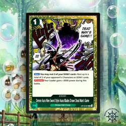 Demon Aura Nine Asura Blades Drawn Dead Mans Game | OP12-037 [R] | ONE PIECE - Image 1
