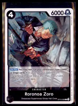 One Piece Roronoa Zoro OP10-095 The Best- Vol. 2 Reprint 5 card lot - Image 1