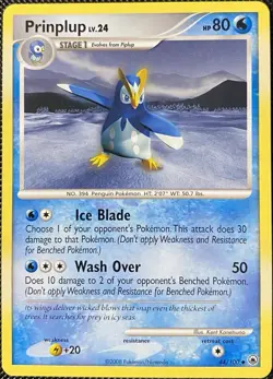 Prinplup 44/100 Majestic Dawn Regular - Pokemon Card - Image 1