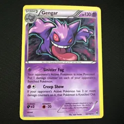 Pokemon Gengar Holo Rare Card 60/162 XY Breakthrough 2015 LP - Image 1