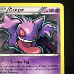 Pokemon Gengar Holo Rare Card 60/162 XY Breakthrough 2015 LP - Image 4