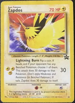 Zapdos 23/53 Wotc Promo Regular - Pokemon Card - Image 1