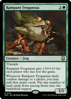 Rampant Frogantua #118 | Near Mint | Modern Horizons 3 Commander Magic MTG - Image 1