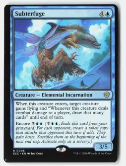 Subterfuge R Normal Commander: Lorwyn Eclipsed 6 NM Miscut - Image 1