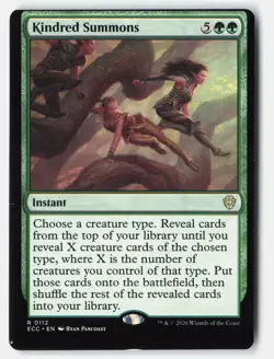 Kindred Summons R Normal Commander: Lorwyn Eclipsed 112 NM Miscut - Image 1