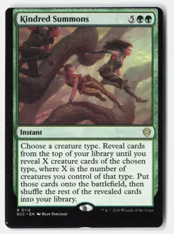 Kindred Summons R Normal Commander: Lorwyn Eclipsed 112 NM Miscut - Image 1