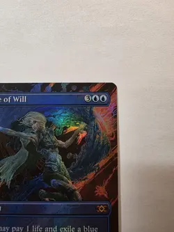 Force of Will FOIL BORDERLESS 2XM Double Masters Magic The Gathering PACK FRESH - Image 2
