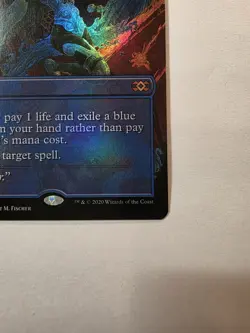 Force of Will FOIL BORDERLESS 2XM Double Masters Magic The Gathering PACK FRESH - Image 4