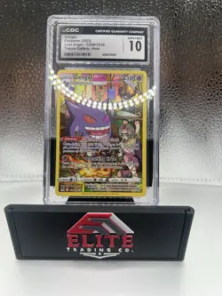 2022 Pokemon Gengar TG06/TG30 Swsh11: Lost Origin Trainer Gallery Holo CGC 10 - Image 3